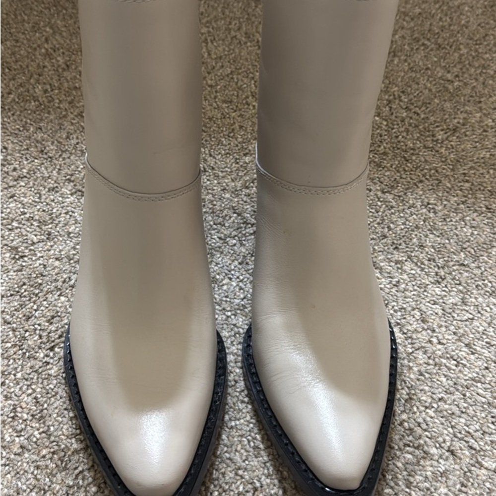 3.1 Phillip Lim Cream Heeled Boots